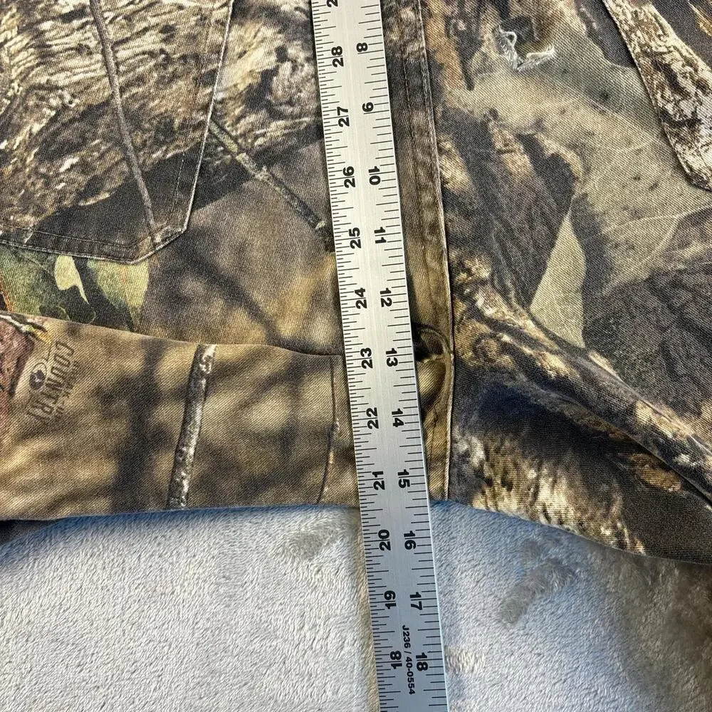 Walls Realtree Camo Cargo Pants Mens Large Hunting Outdoor Utility Distressed - Picture 7 of 8